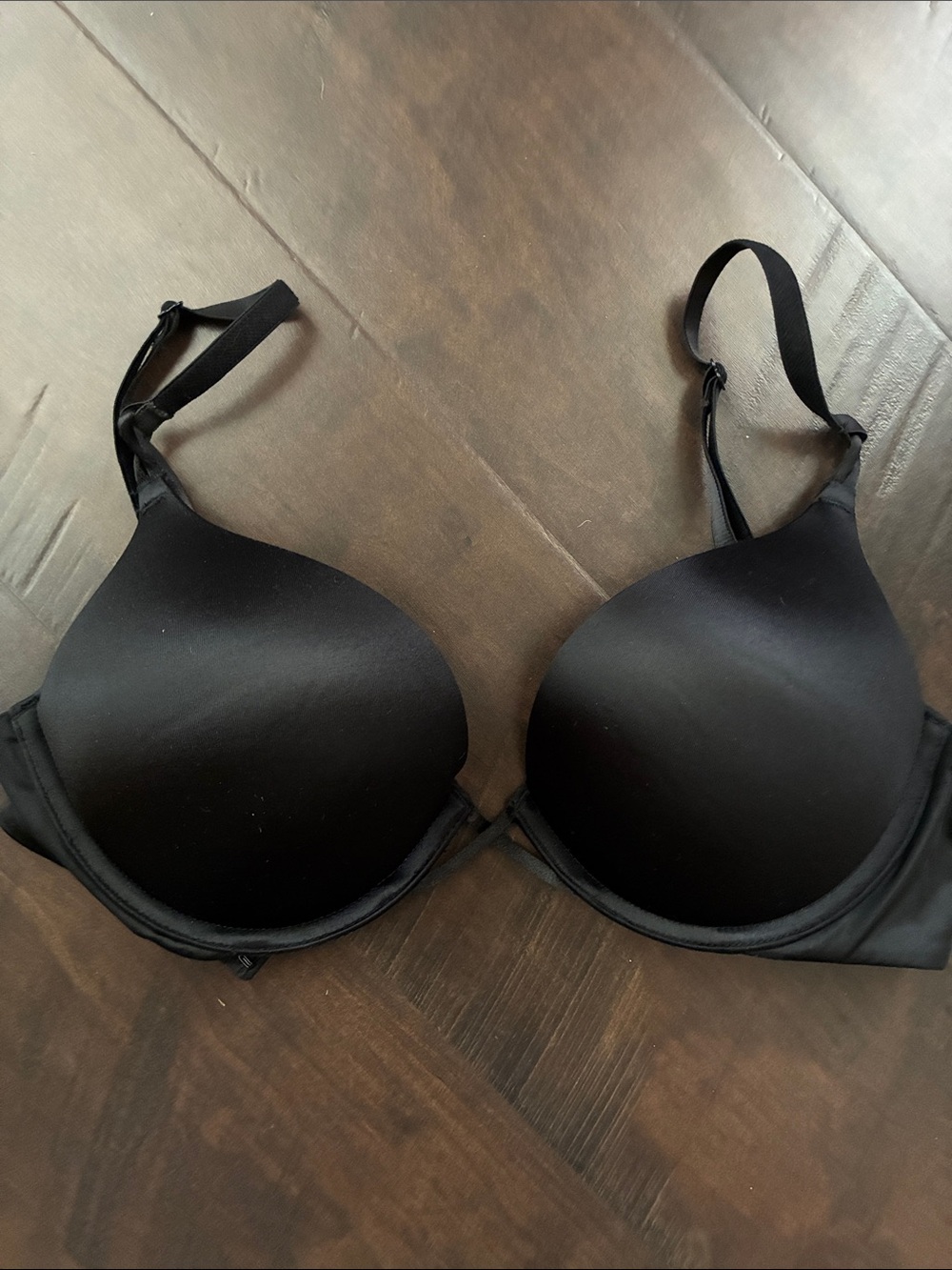 Everyday Smooth Bombshell Plunge Push-Up Bra - Black